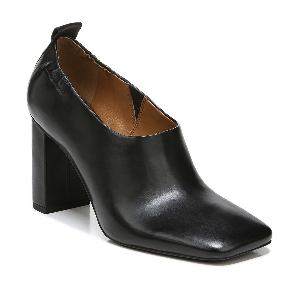 Franco Sarto Leather Black Booties